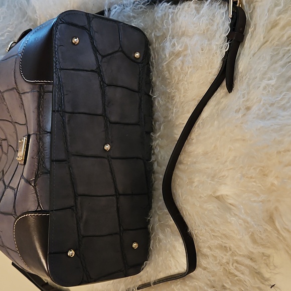 Dooney & Bourke BRENNA Croc Handbag - Picture 4 of 12